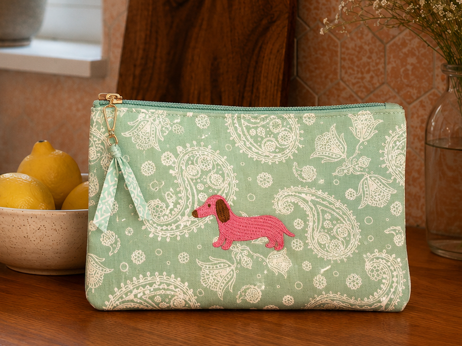 Pochette Teckel Fluo