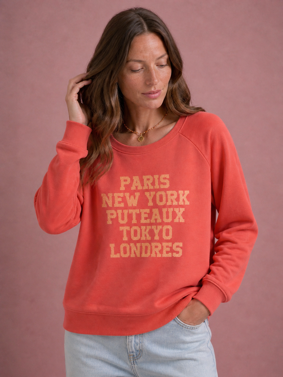 Sweat Suzanna Corail Puteaux