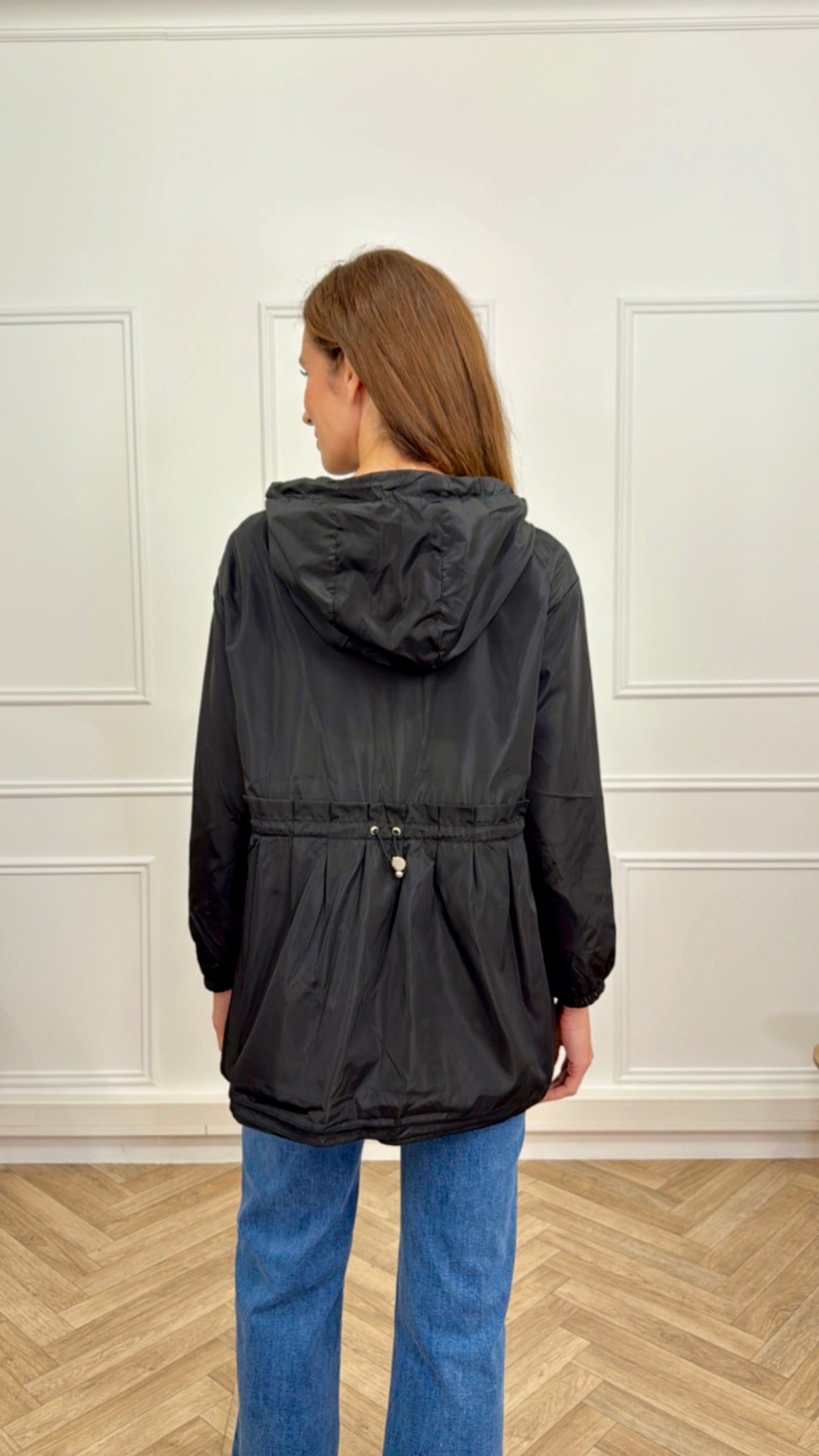 Veste Imperméable Hailey Noire