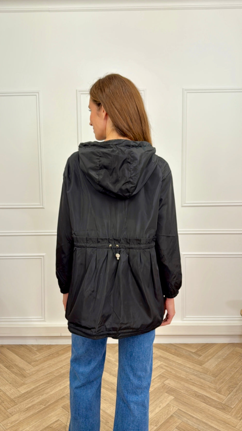 Veste Imperméable Hailey Noire
