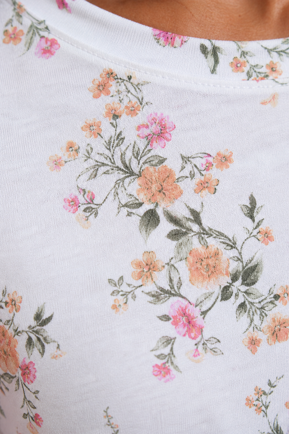 T shirt Lucie Fleurs