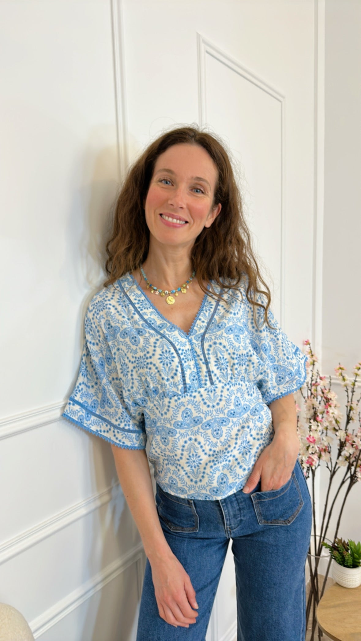 Blouse Ona Bleue