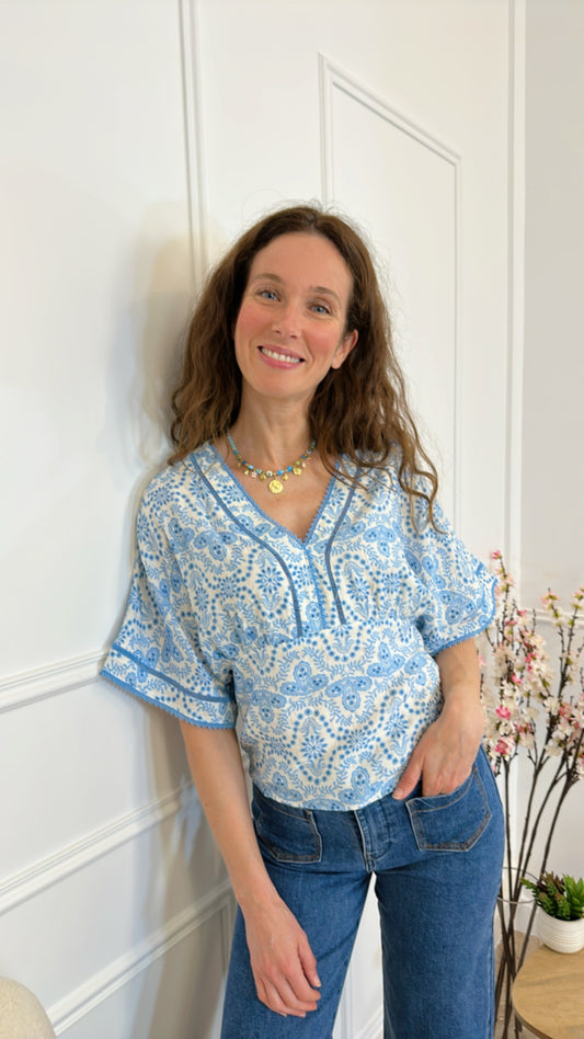 Blouse Ona Bleue