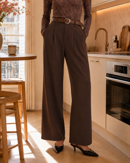 Pantalon Maelia Choco