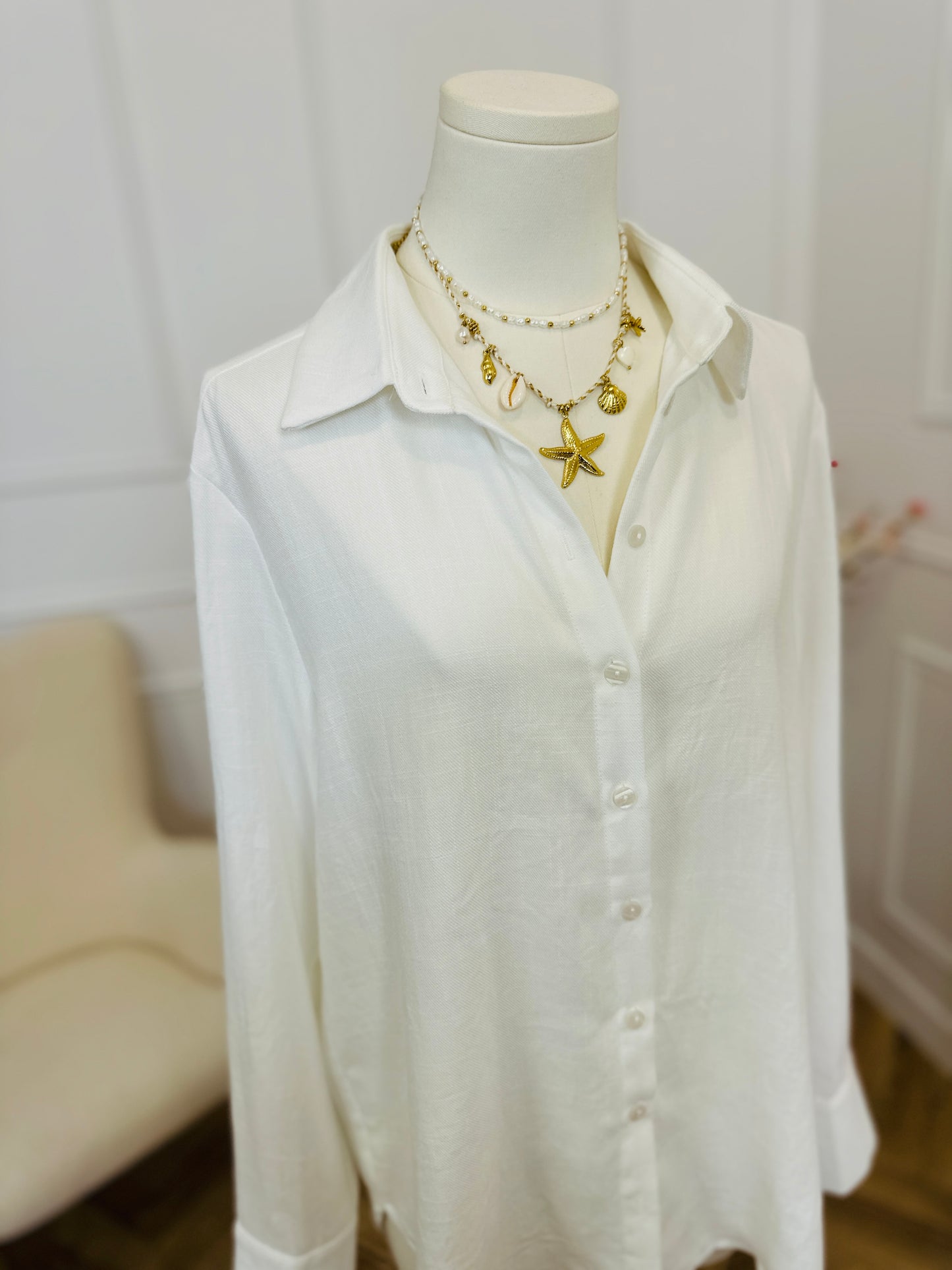 Chemise Inna Ecrue
