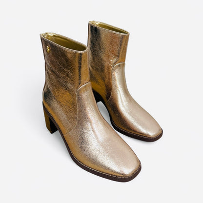 Bottines Edna Gold