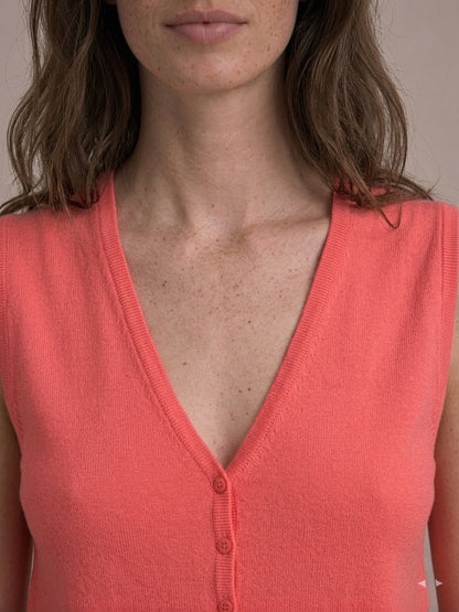 Gilet Luls Corail Sans manche