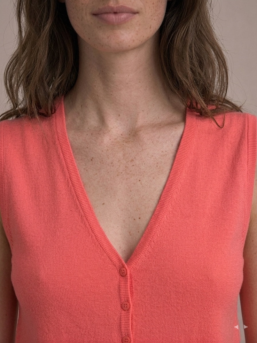 Gilet Luls Corail Sans manche