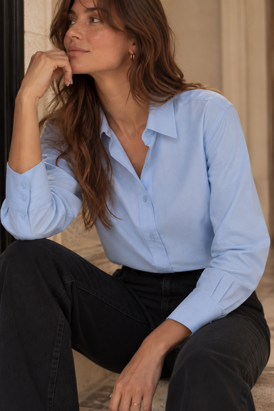Chemise Cindy Bleue