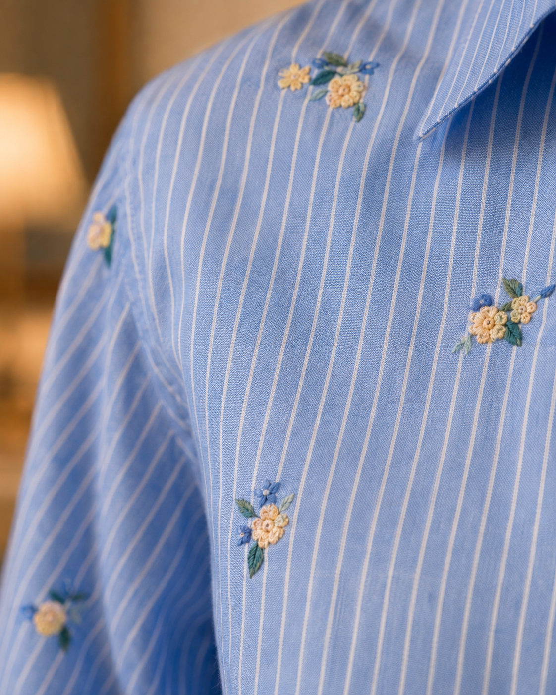 Chemise Carina Bleue