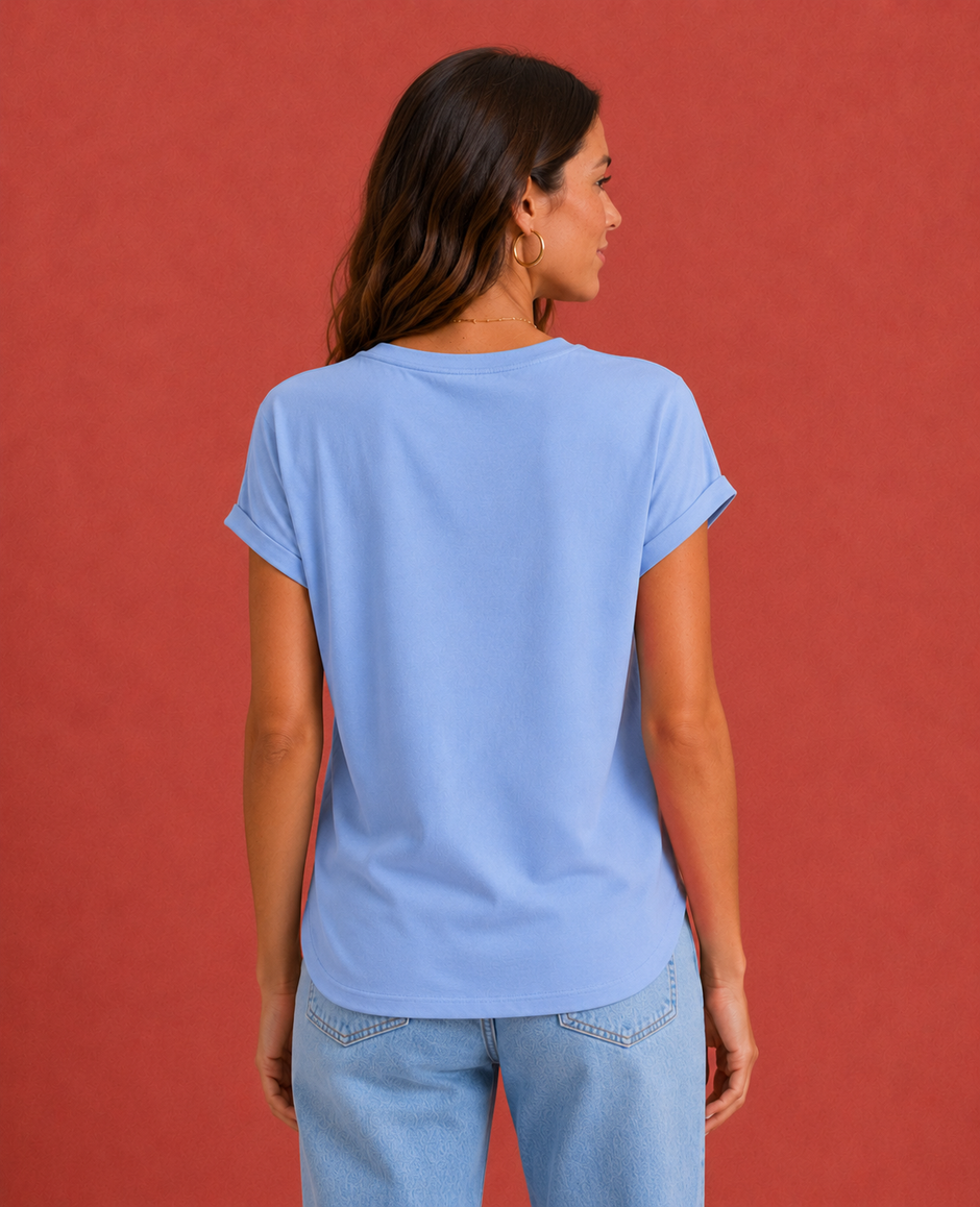Tee Shirt Manon Bleu