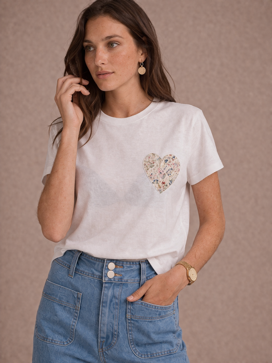 Tee Shirt Jade Cœur