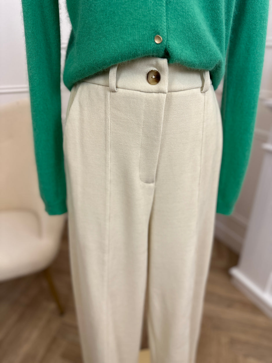 Pantalon Kate Corduroy Ecru