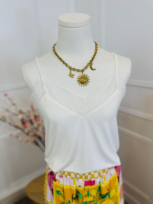 Top Claudie Ecru