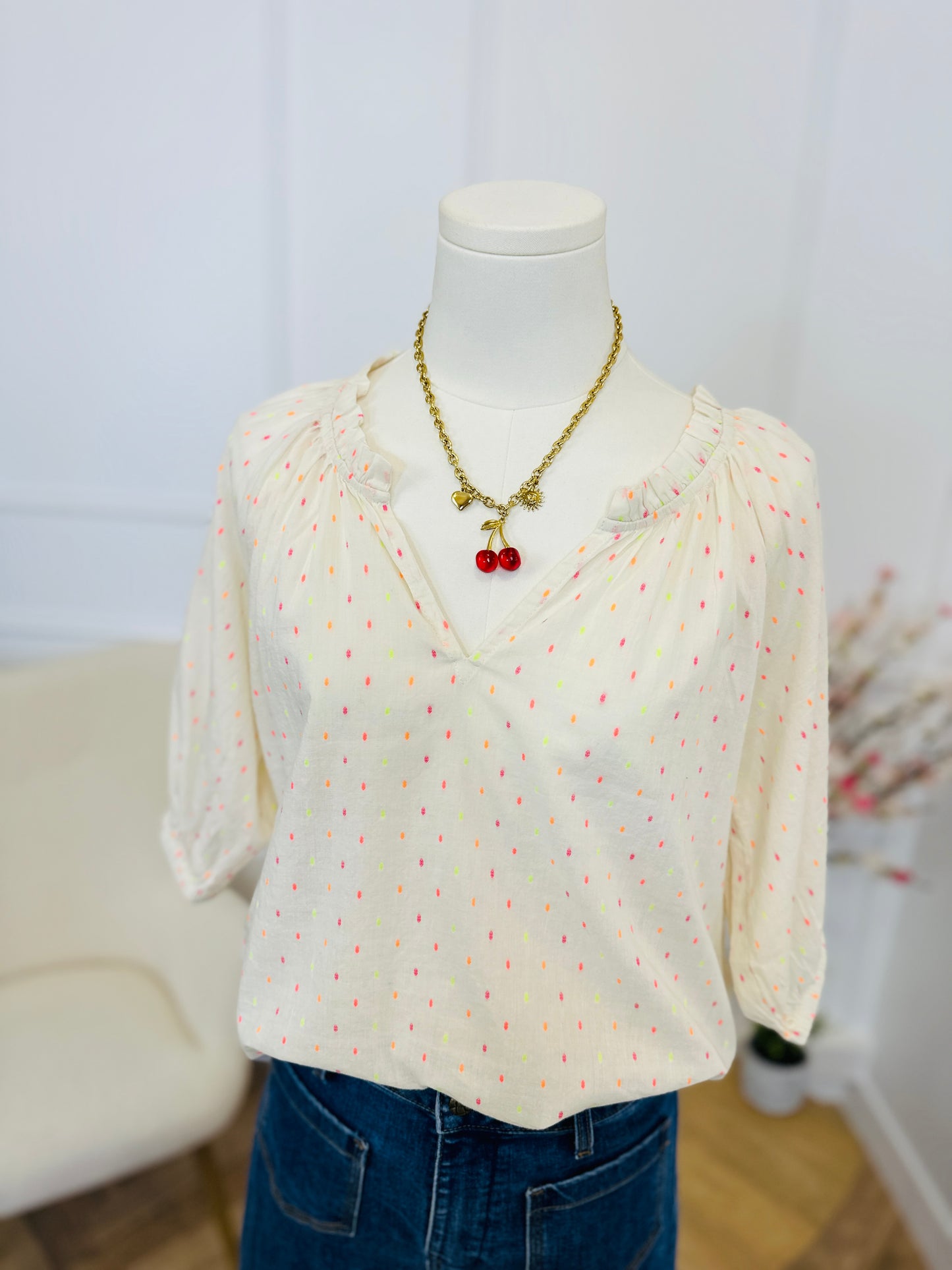 Blouse Fivola Ecru