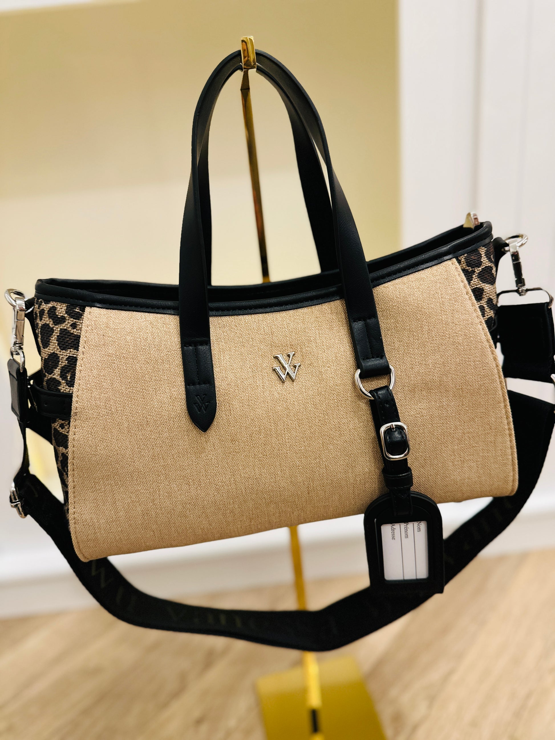 Sac à main - Mode Femme - Léopard - Cuir PU - Imperméable - Grande Sac à main - Mode Femme - Léopard - Cuir PU - Imperméable - Grande