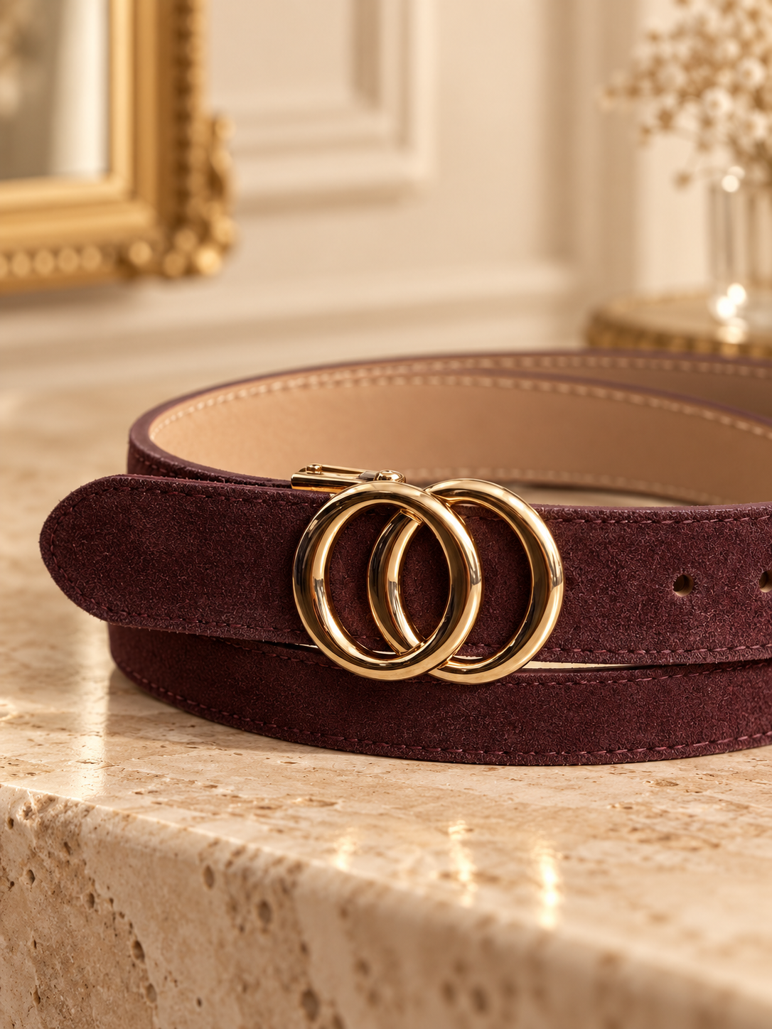 Ceinture Sisi Bordeaux