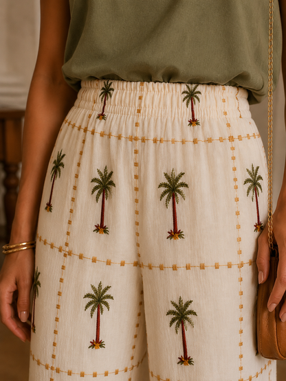 Pantalon Palmier Beige