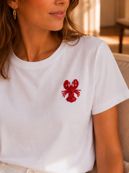 Tee shirt Homard Strass