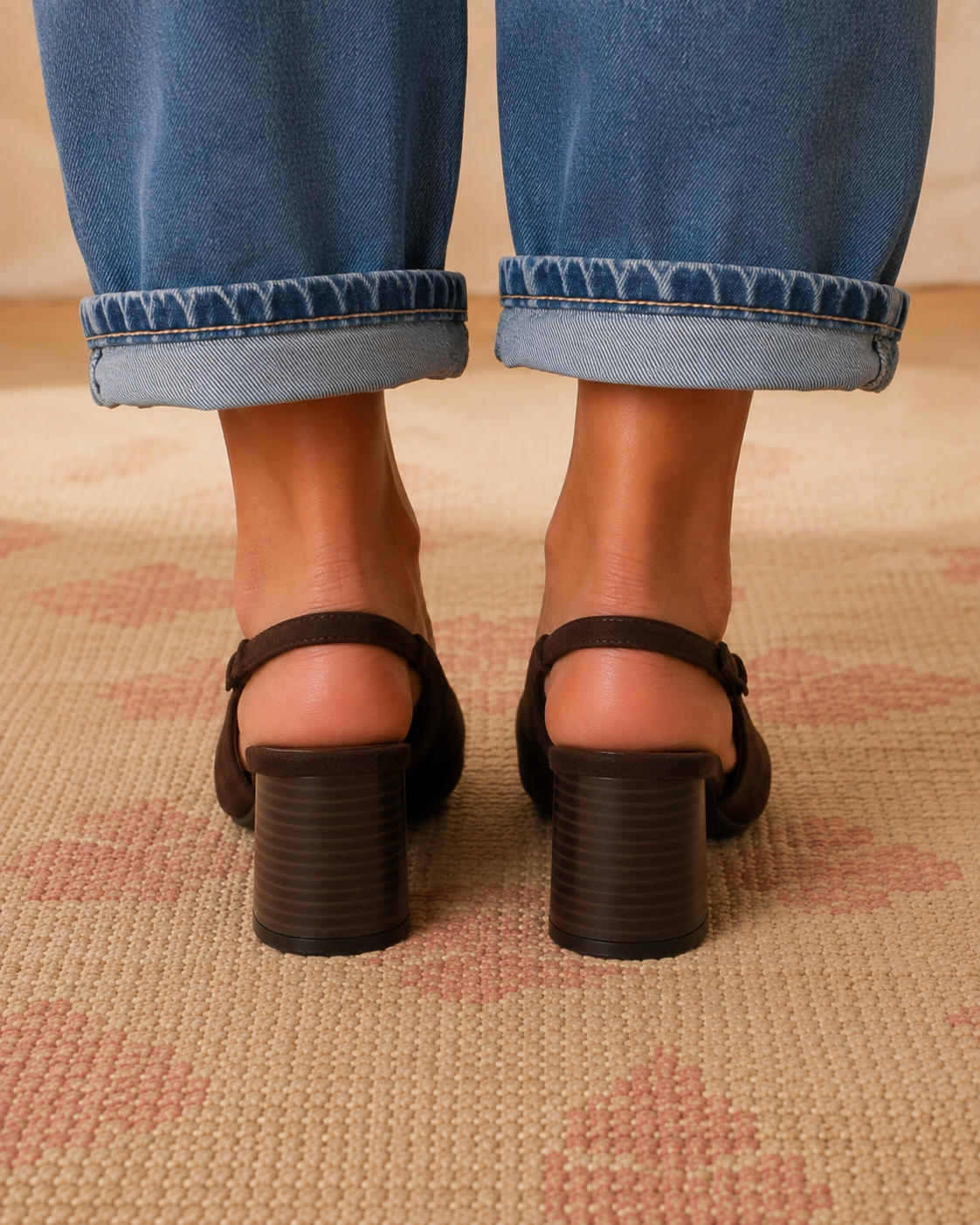 Sling Back Perrine Choco