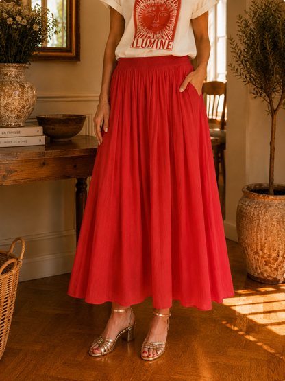 Jupe Ada Rouge