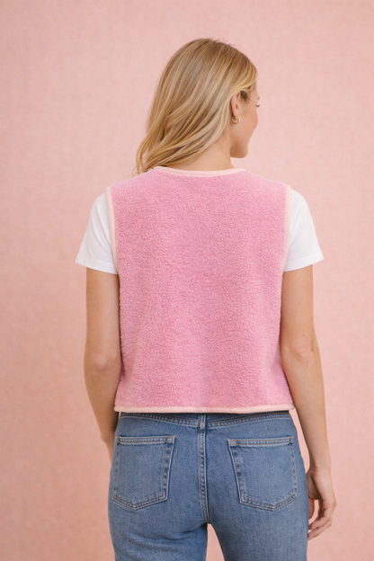 Gilet Edda Rose
