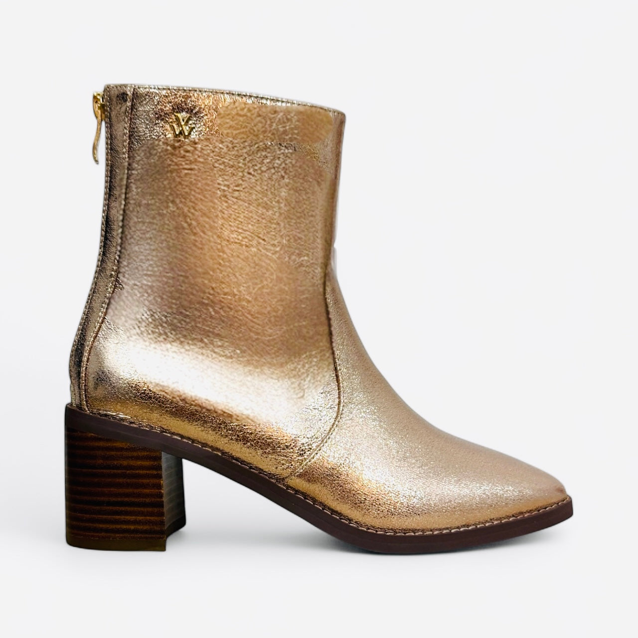 Bottines Edna Gold