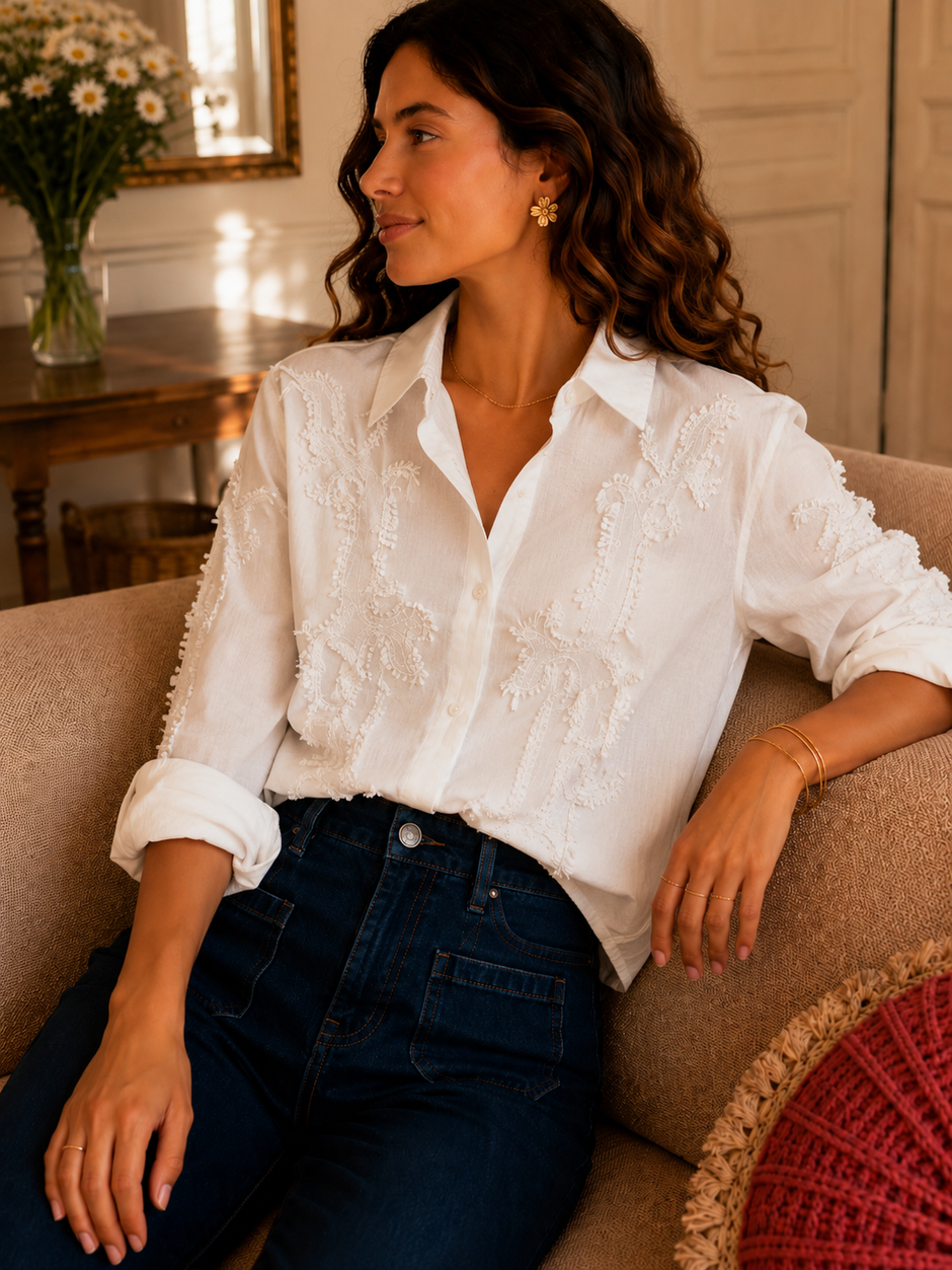 Chemise Dina Ecrue