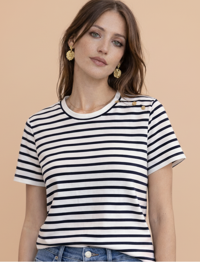 T shirt Malo Marinière