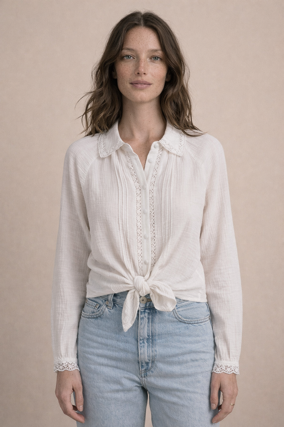 Chemisier Manuela Ecru