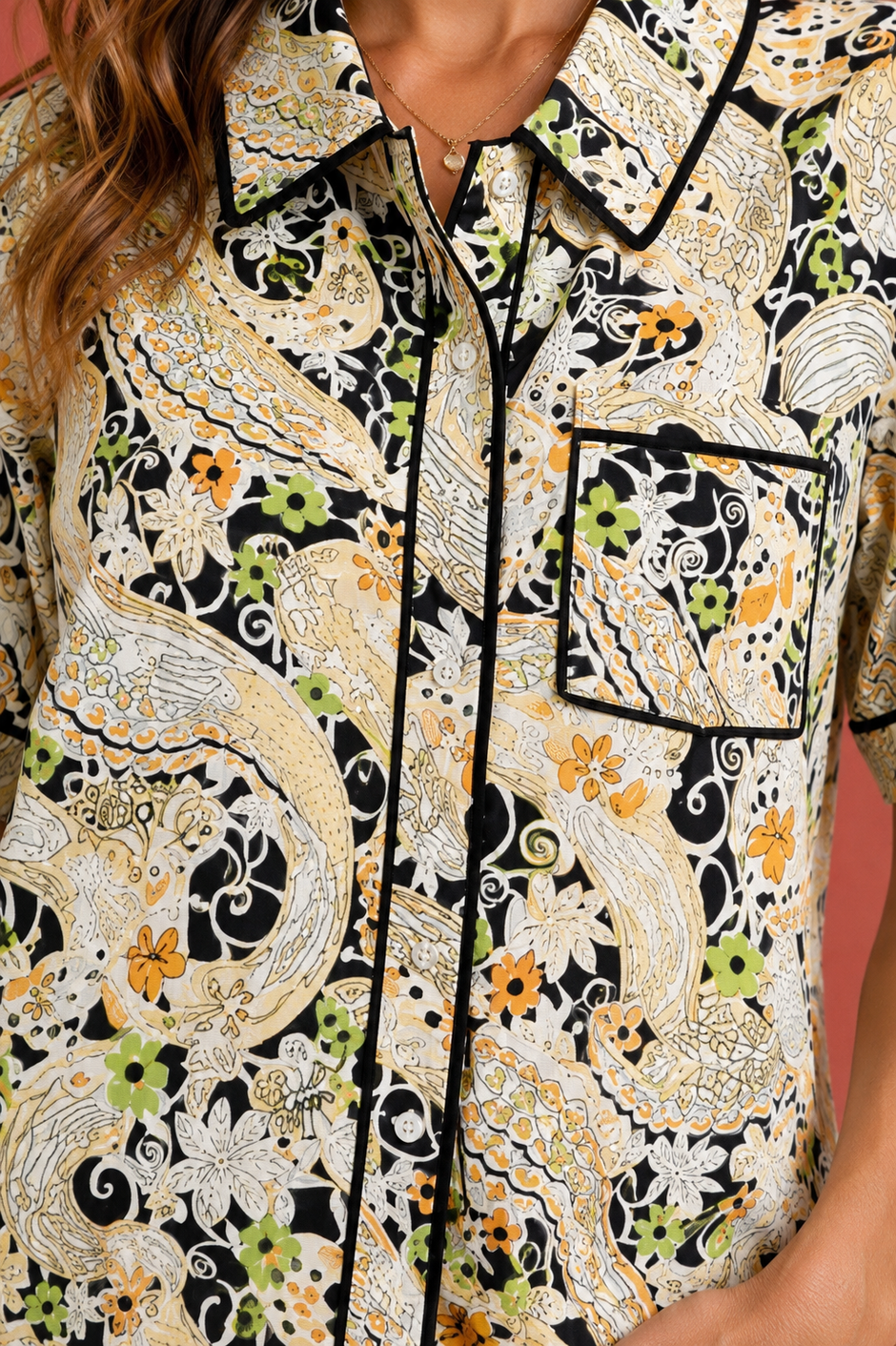 Chemise Sariel Jaune