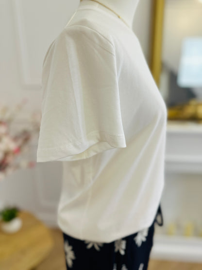 T Shirt Denka Blanc