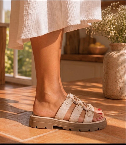 Sandales Isabella Beige