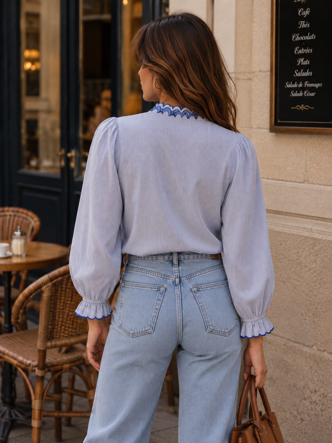 Blouse Charlotte Bleue