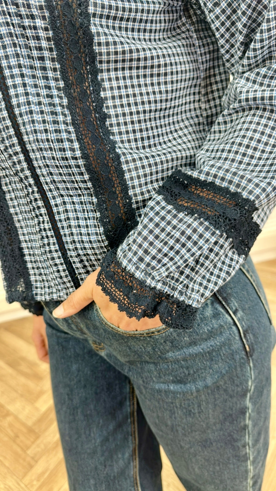 Blouse Saminay Carreaux