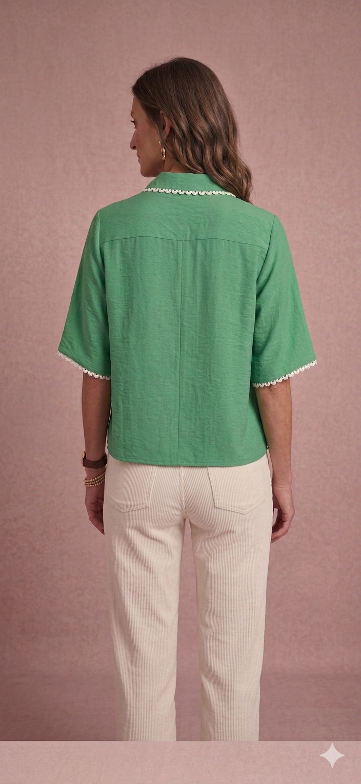 Chemise Leni Verte