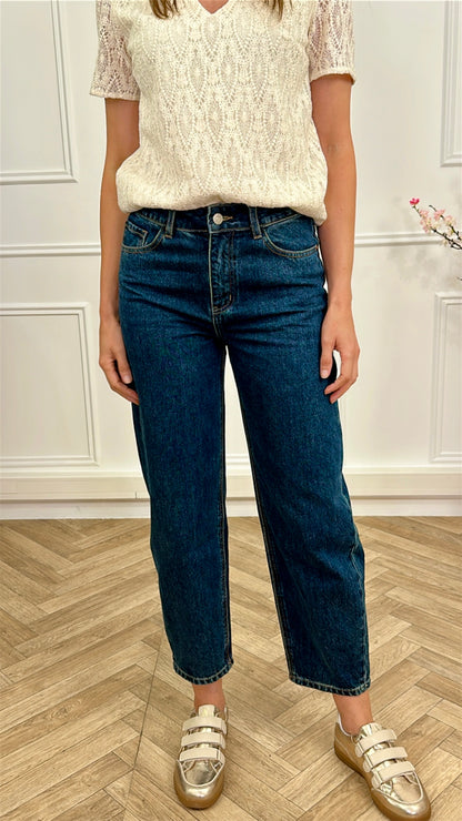 Jean Bony - denim bleu foncé