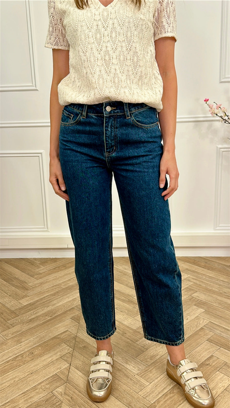 Jean Bony - denim bleu foncé