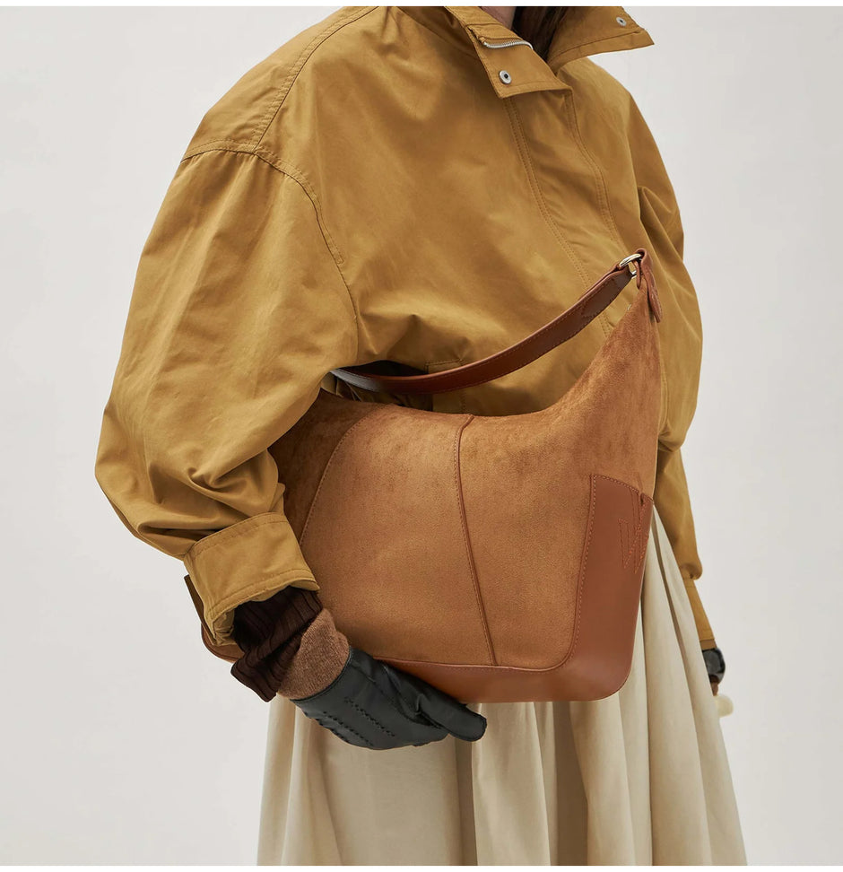 Sac hobo Eugenie camel
