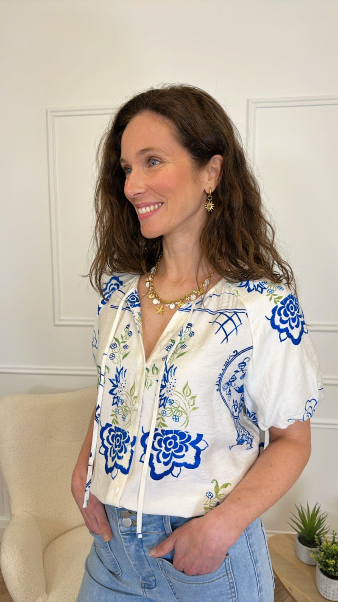 Blouse Lucie Ecru