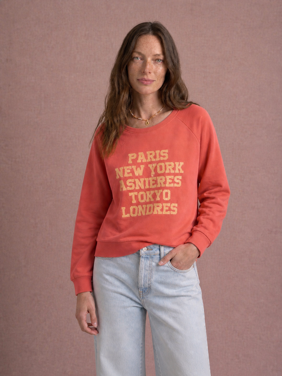 Sweat Suzanna Corail Asnières