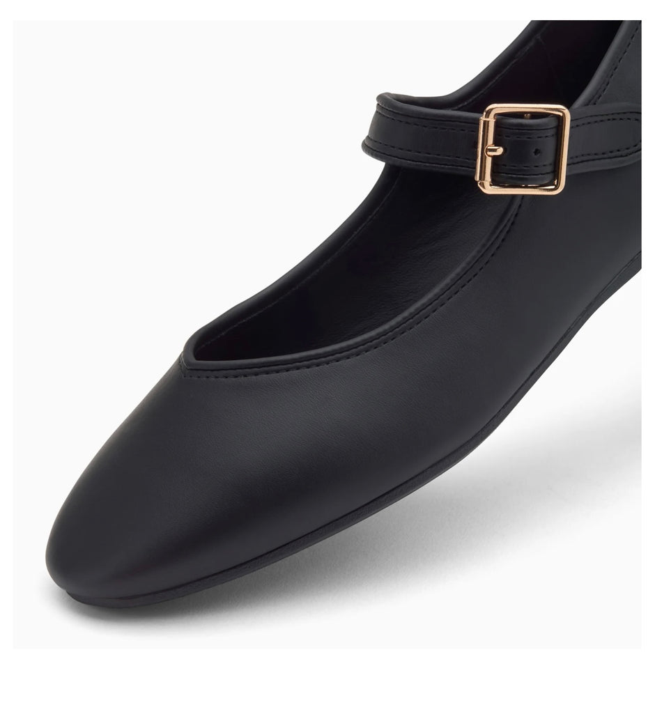 Ballerines Yaëlle Noires à Bride