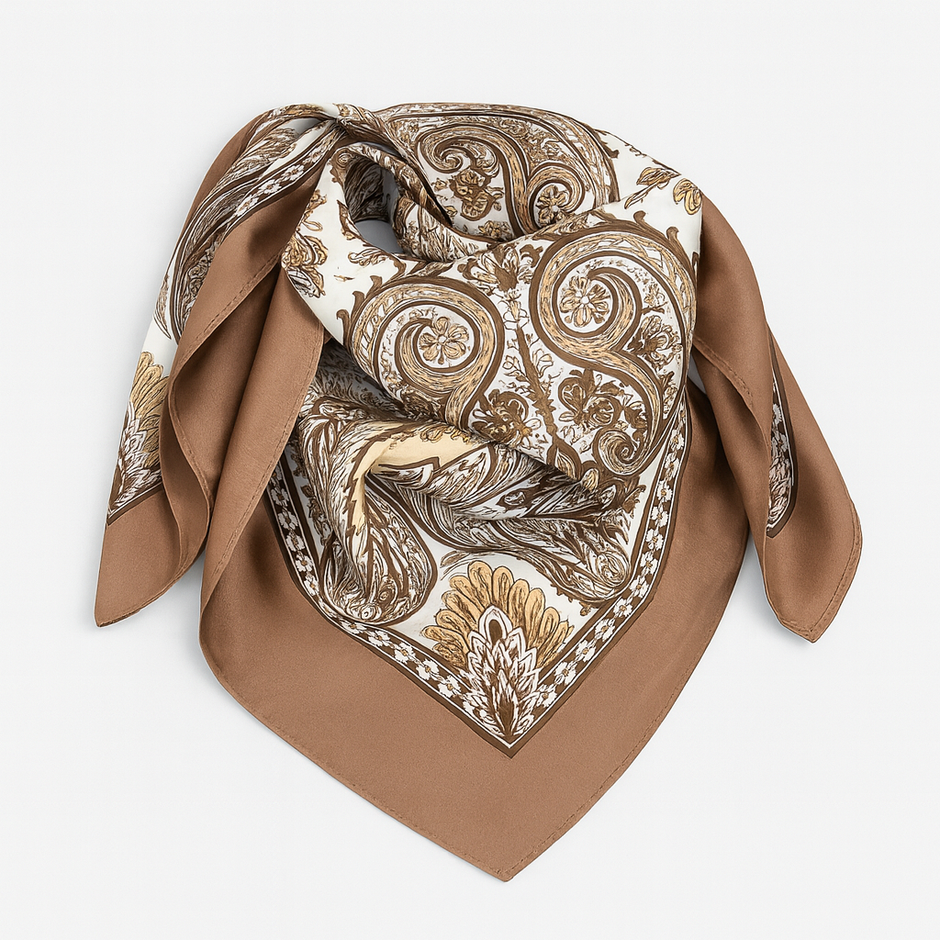 Carré Aurelia Marron Glacé