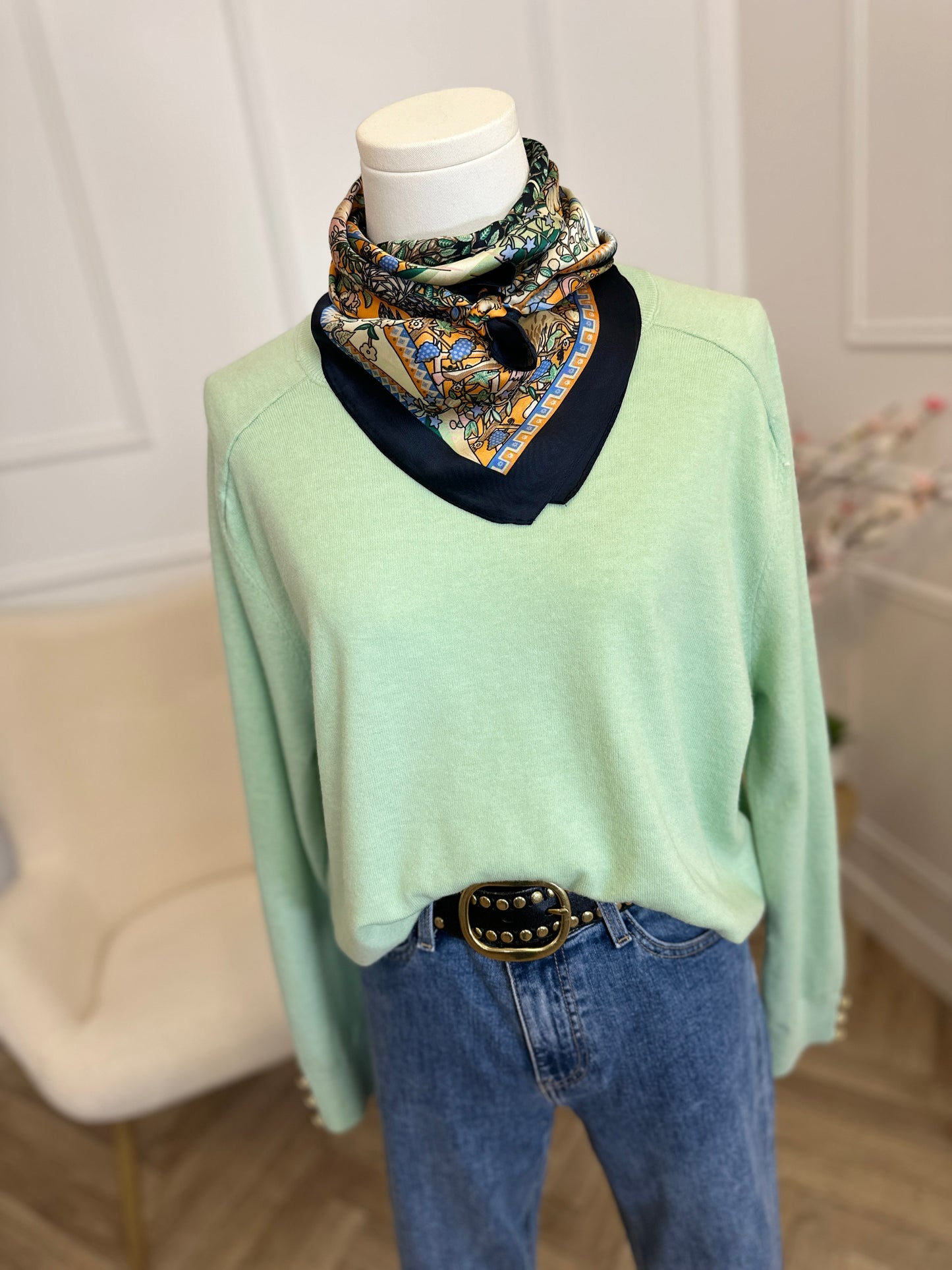 Pull Astrée Vert Pastel