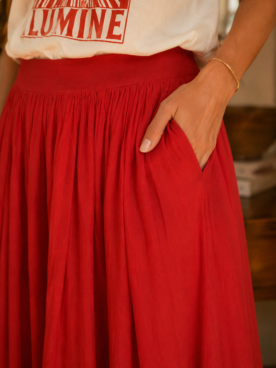 Jupe Ada Rouge