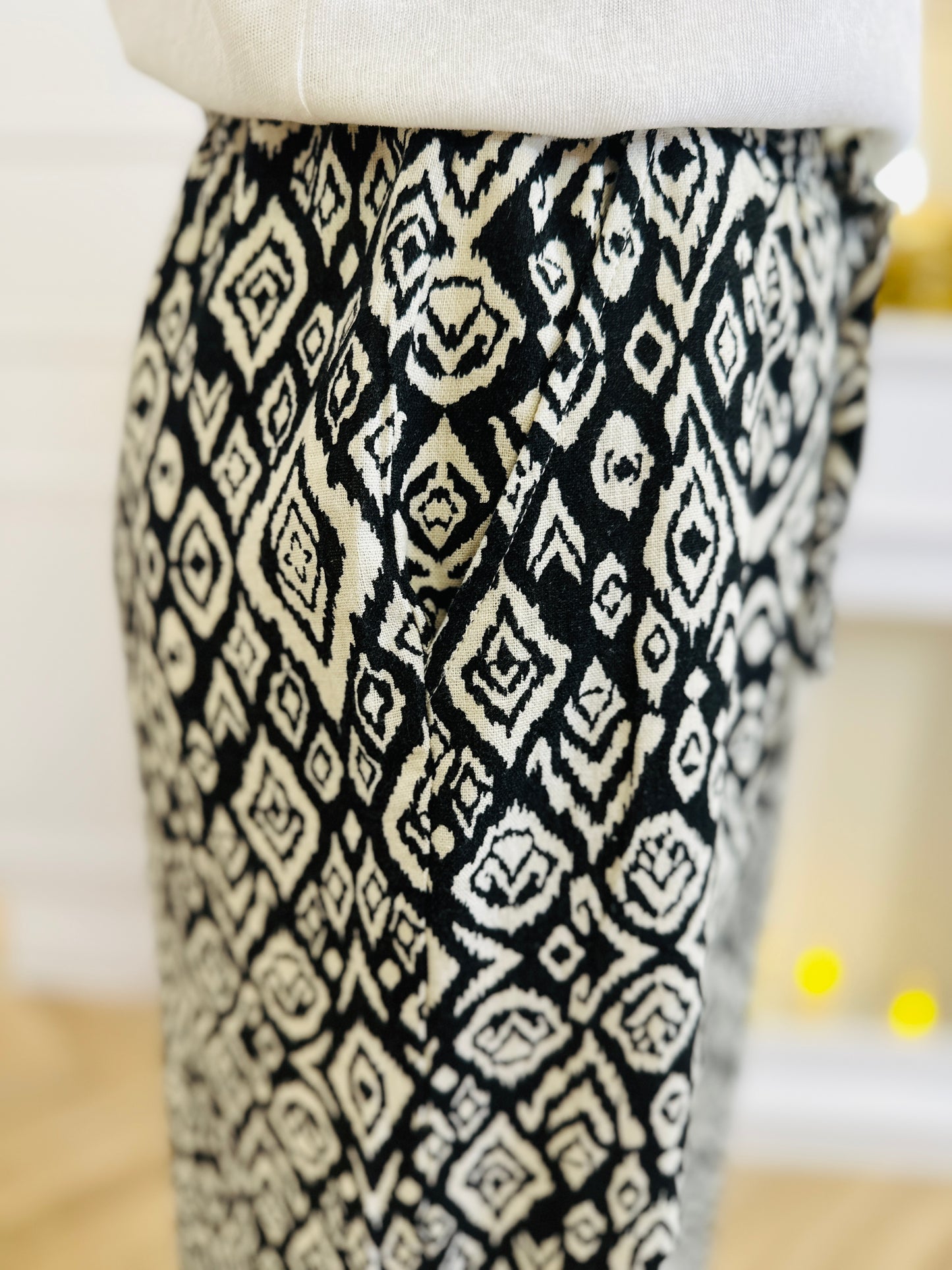 Pantalon Linno Noir