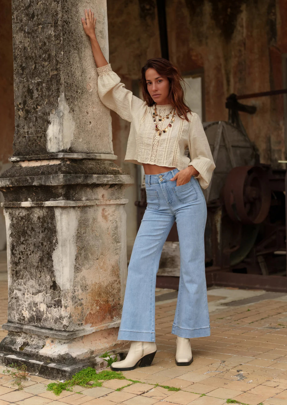 Jean Elenette Denim Clair