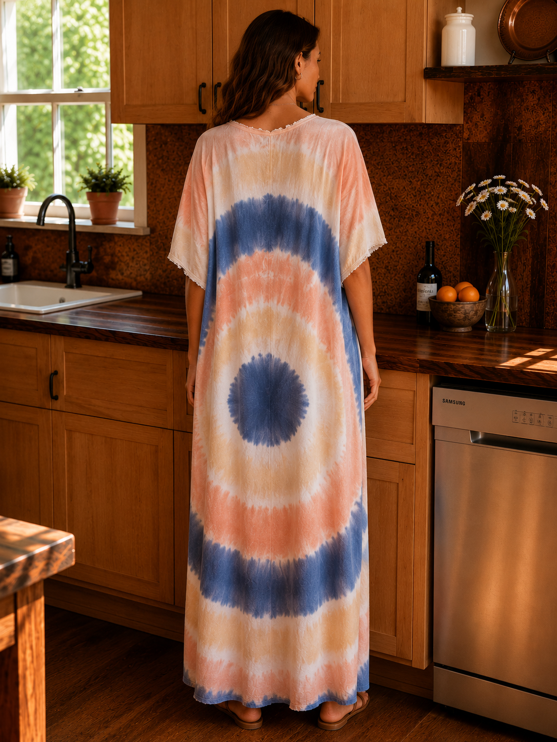 Robe Tidi Bleu Rose