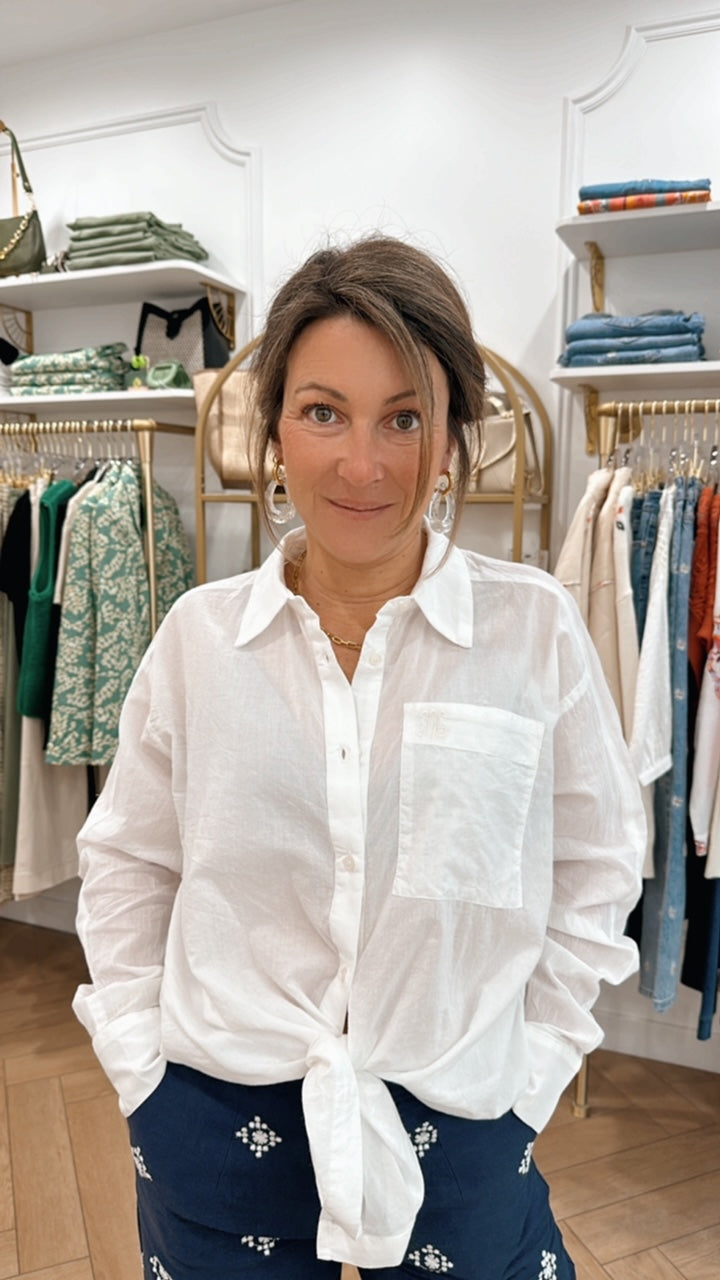 Chemise Symbaly Blanche