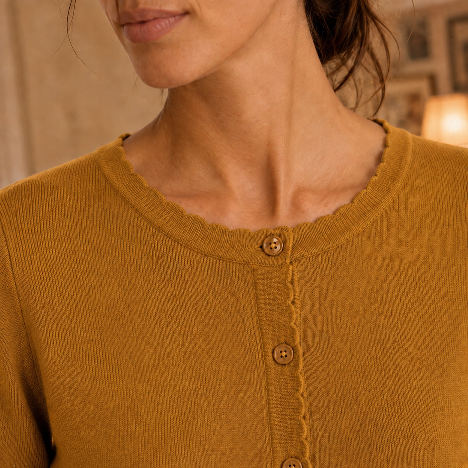 Gilet Palma Brun Chaud